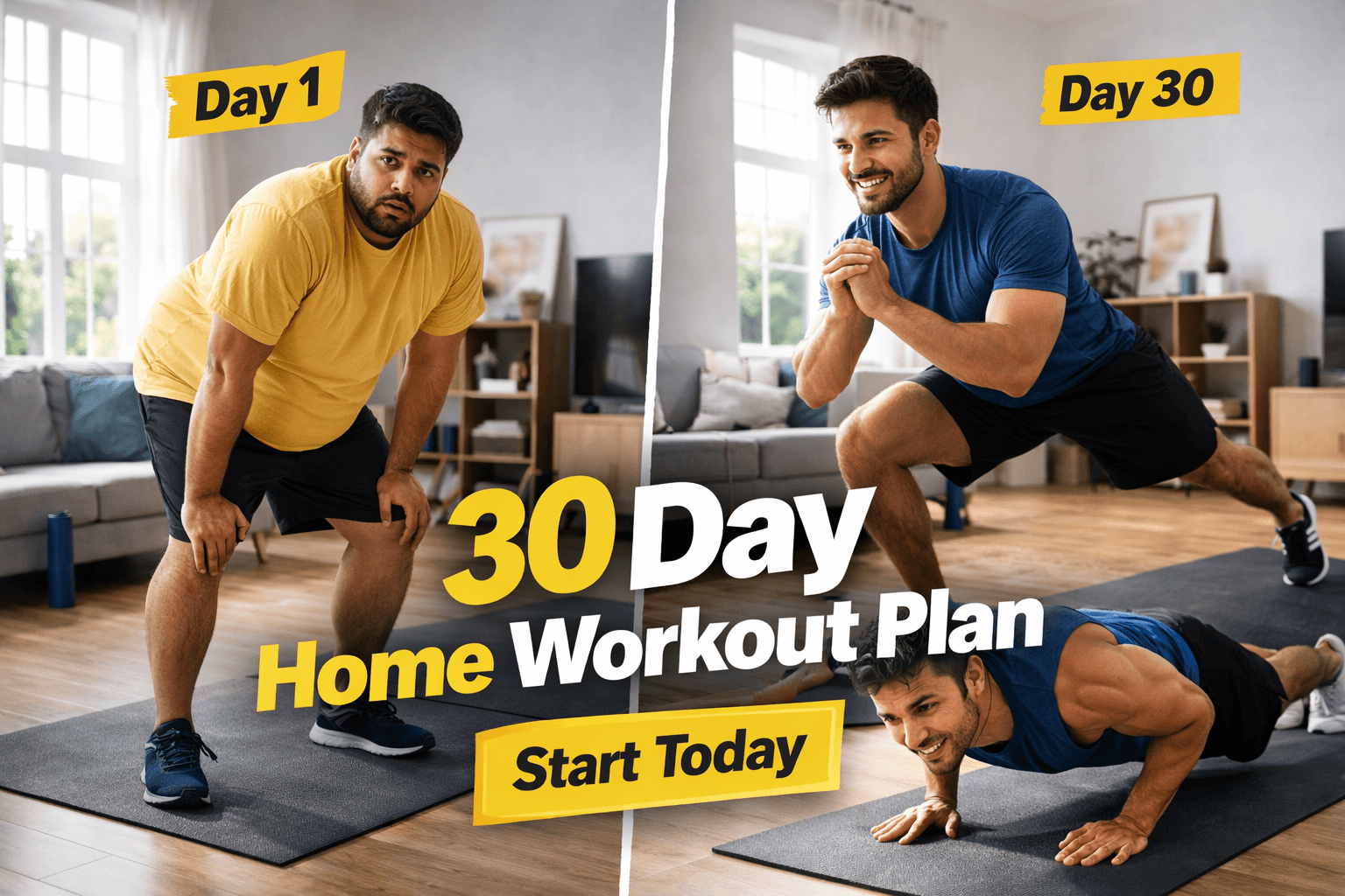 30 Day Beginner Workout Plan at Home