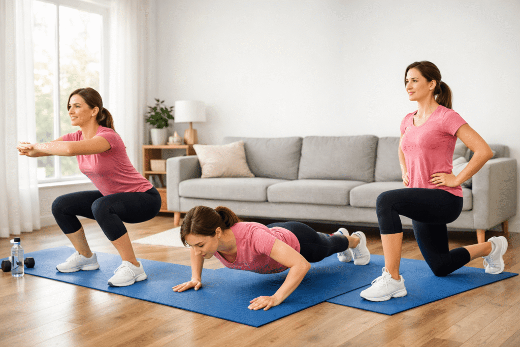 Easy Home Workout Routine for Beginners Without Equipment