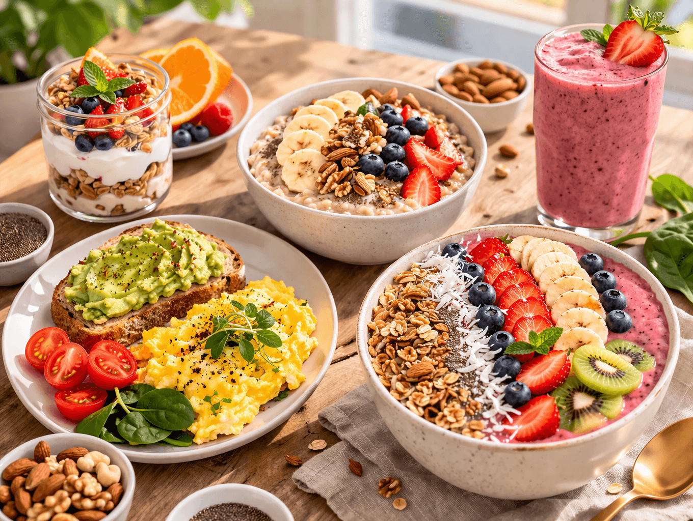 Healthy Nutrition Breakfast Ideas for Adults Daily