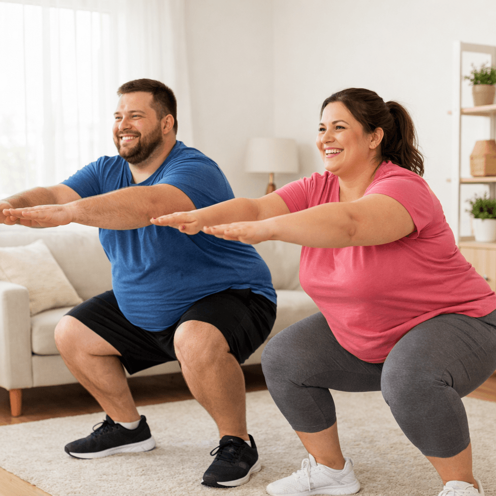 full body workout routine for overweight beginners