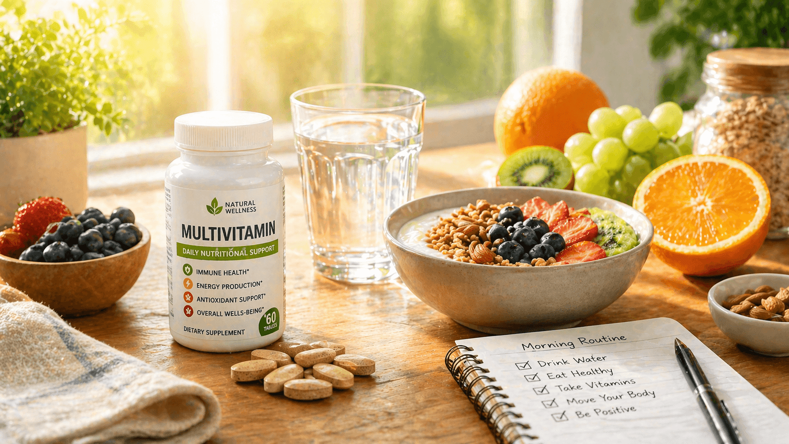 7 multivitamin tablets for daily healthy lifestyle routine