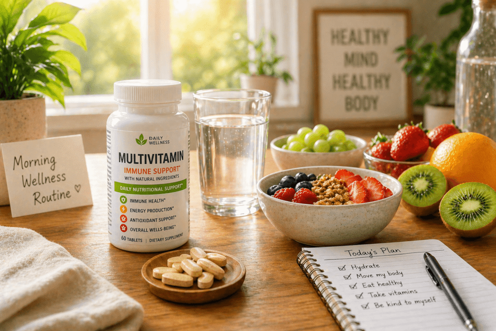 7 multivitamin tablets for daily healthy lifestyle routine