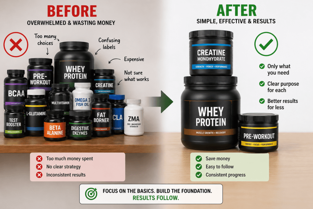 Workout Supplements for Fitness Routine Beginners Best Pre Daily