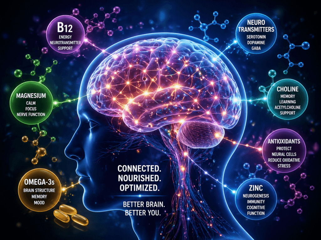 multivitamin supplements for improving brain function