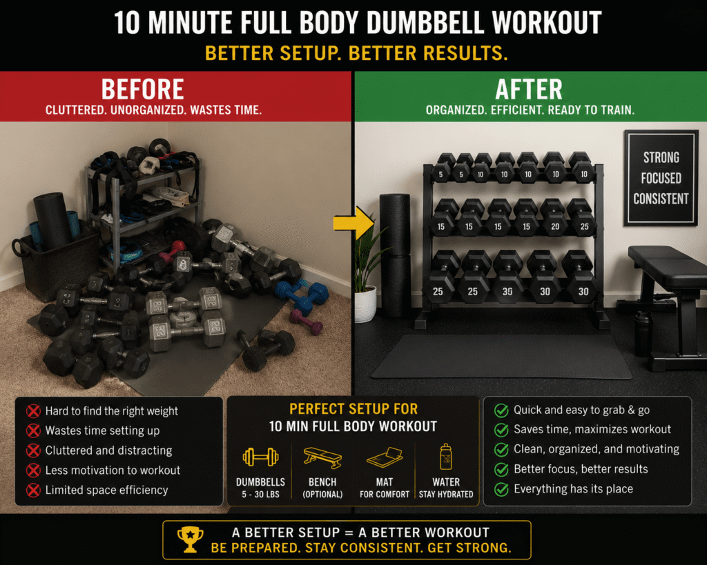 10 minute full body dumbbell workout