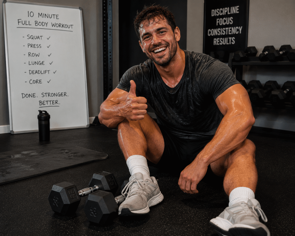 10 minute full body dumbbell workout