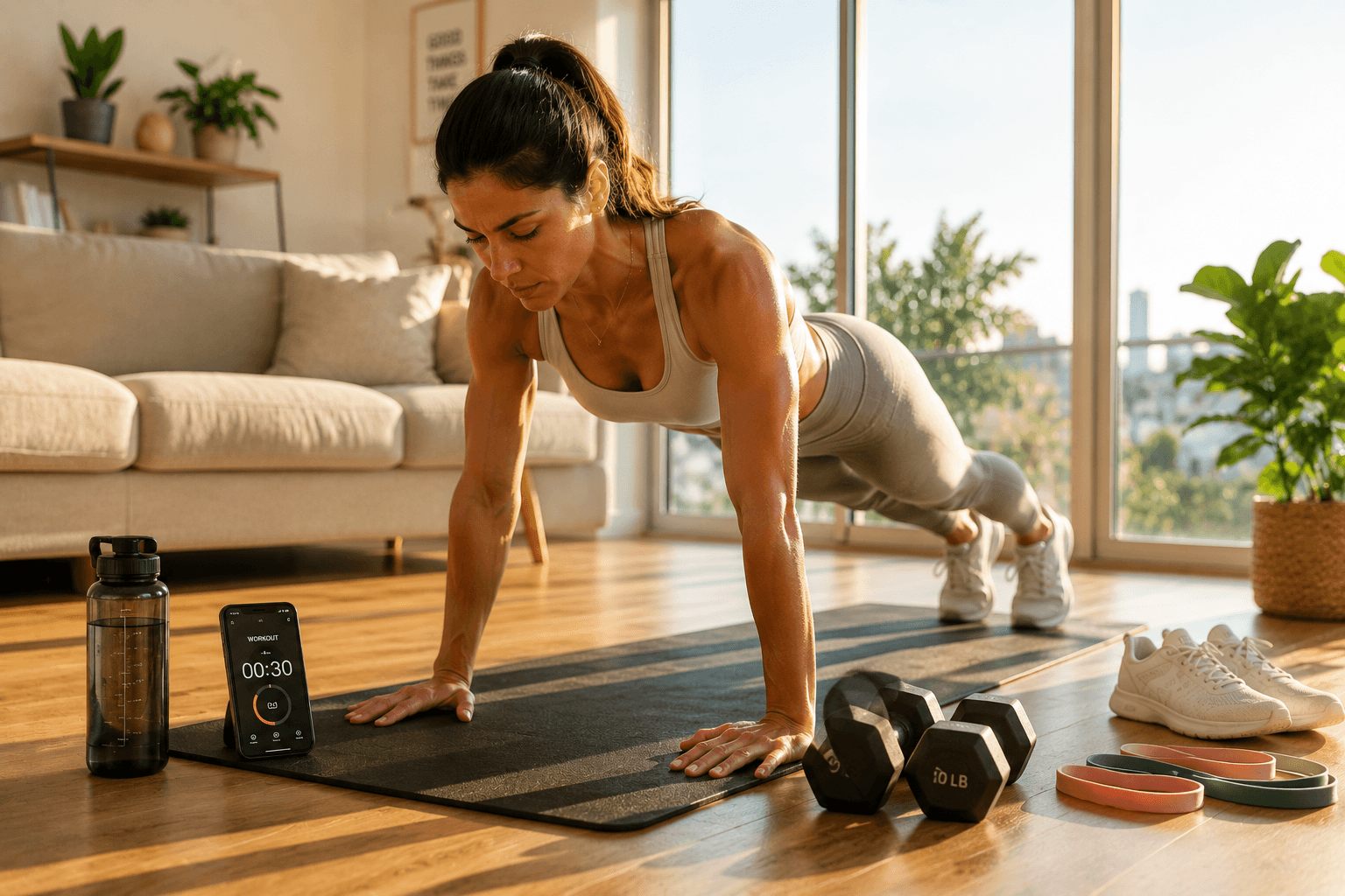 At Home Morning Workout Routine
