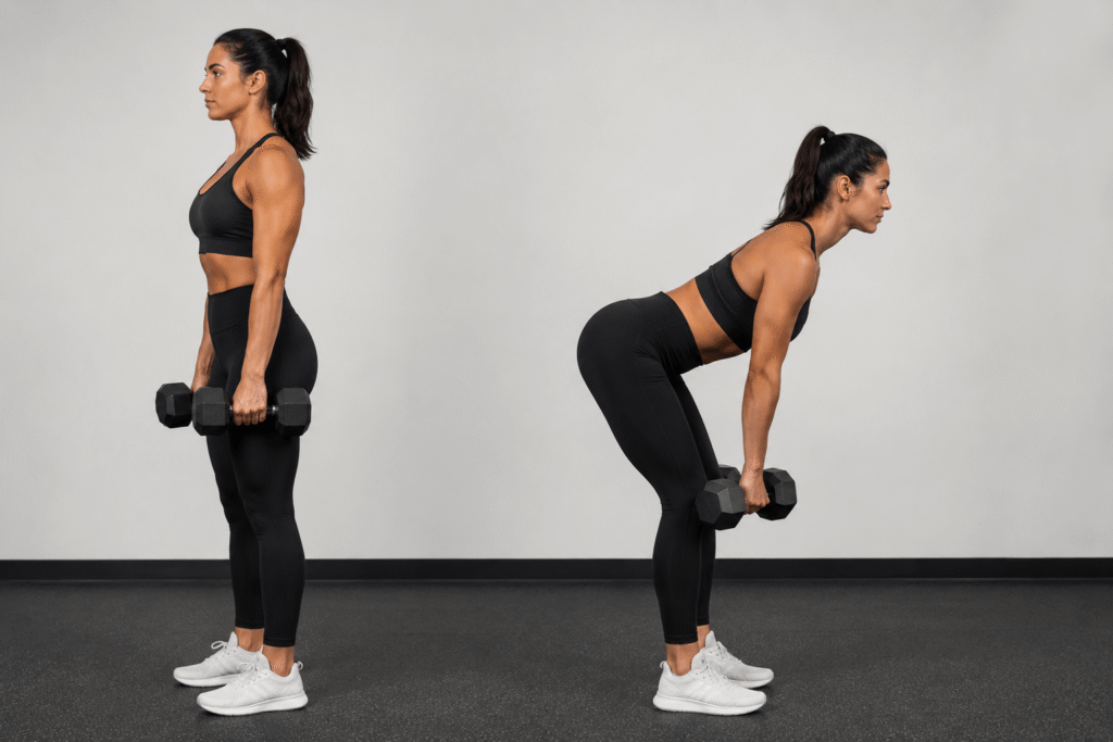 Back Exercises at Home With Dumbbells 