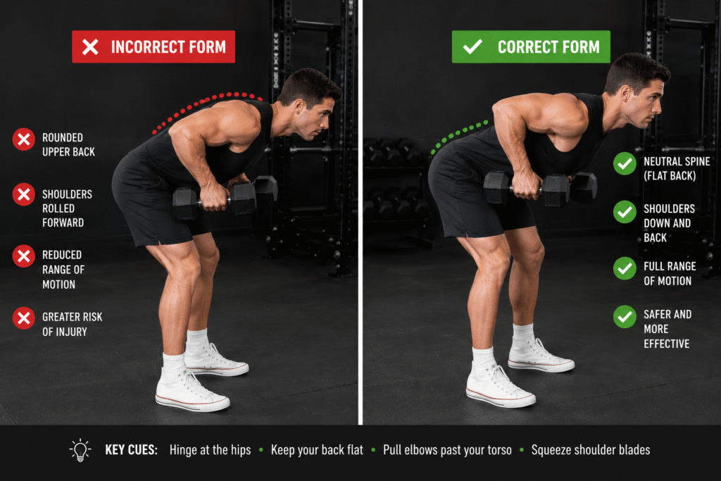 Back Exercises at Home With Dumbbells 