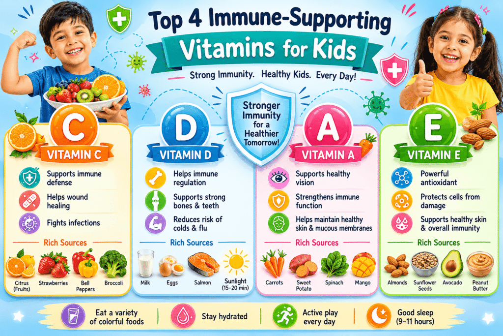 best vitamins for kids immune