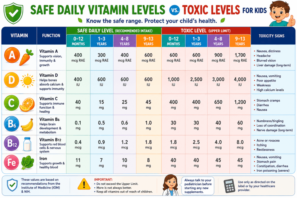 best vitamins for kids immune