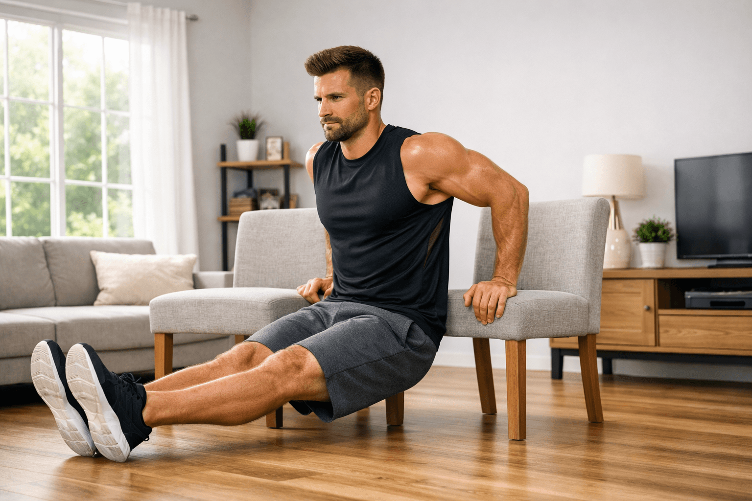 How to Do Dips Exercise at Home.