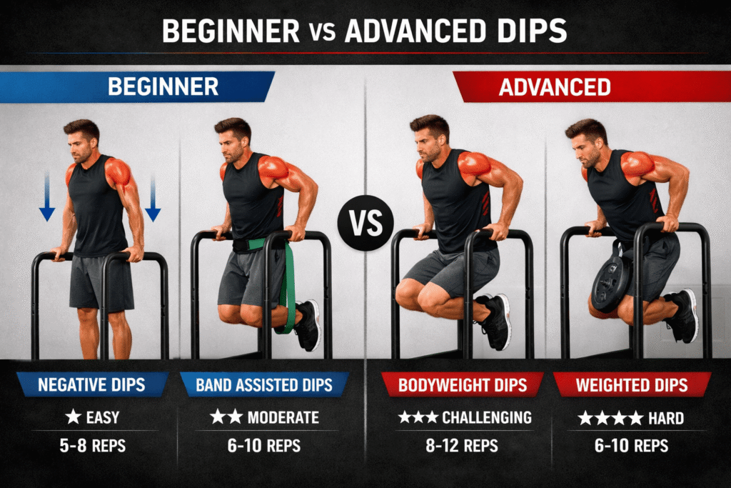 How to Do Dips Exercise at Home.