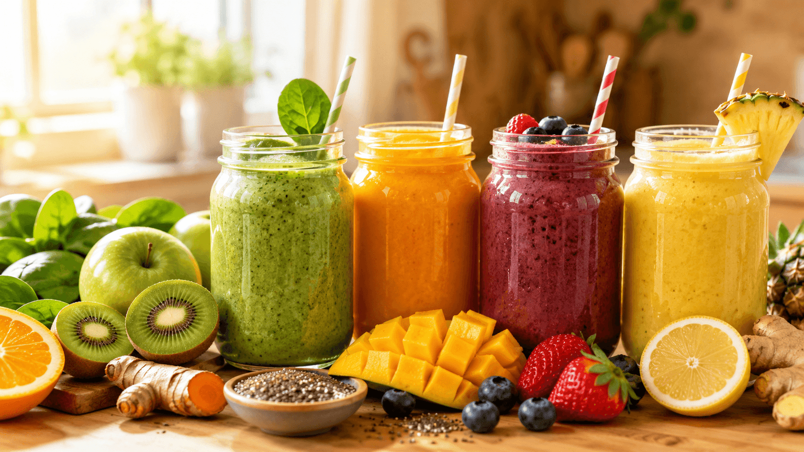 Immune System Boosting Smoothies.