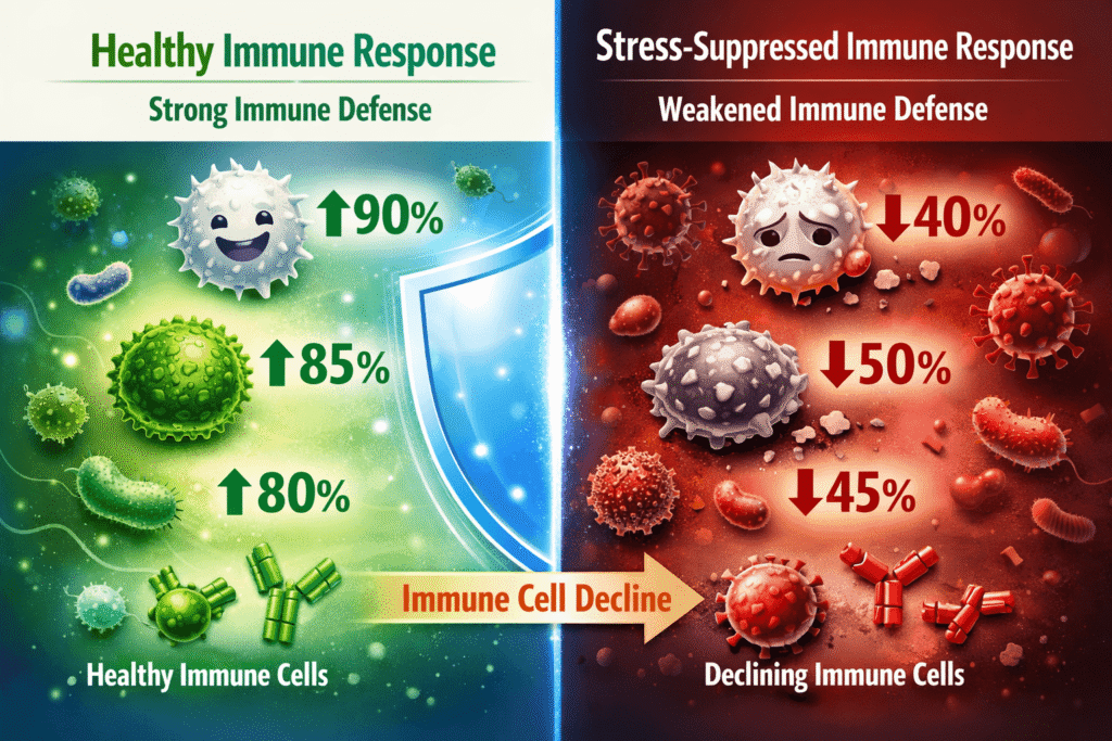 Effect of Stress on Immune System