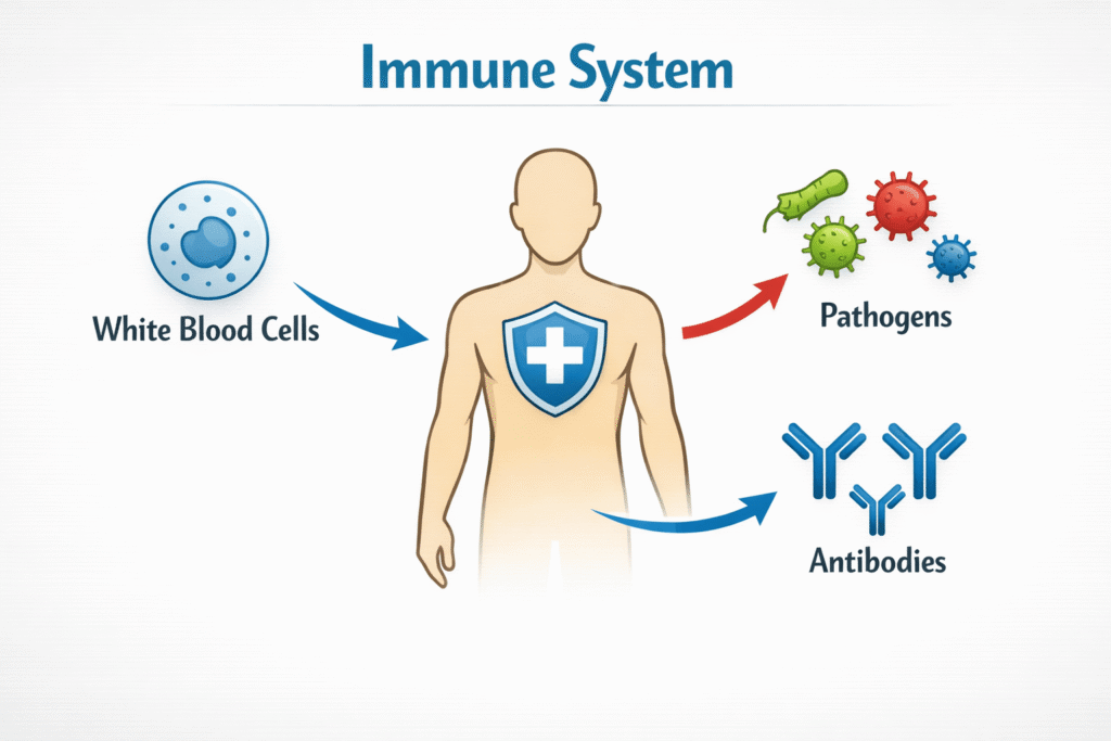 Immune System Drawing Easy