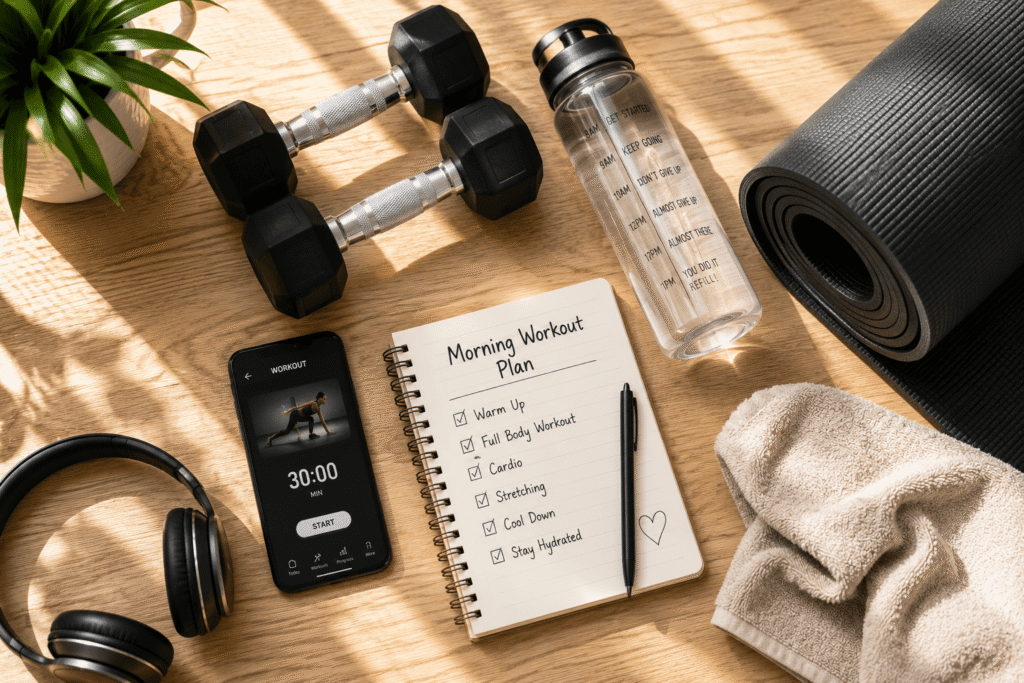 At Home Morning Workout Routine